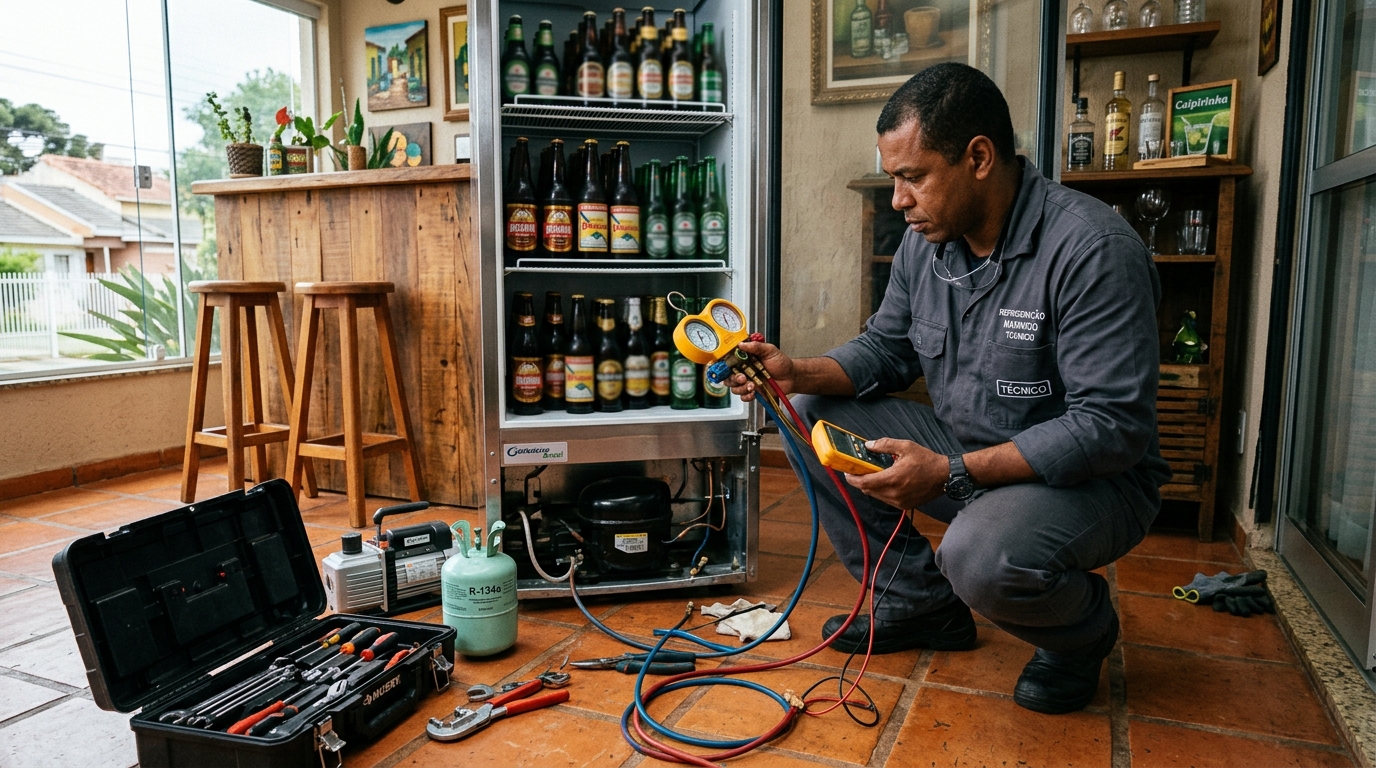 Técnico de refrigeração comercial perto de mim em Goiânia‑GO